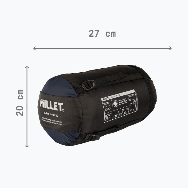 Спальний мішок Millet Baikal 1100 Regular saphir 5