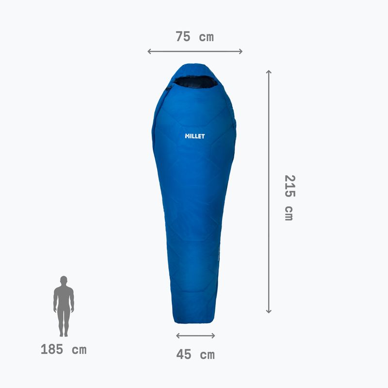 Спальний мішок Millet Baikal 750 Regular sky diver 4