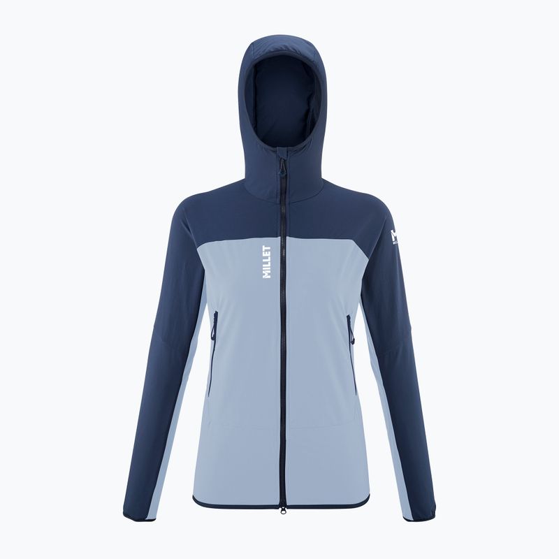 Куртка софтшел жіноча Millet Fusion XCS Hoodie iceberg/saphir