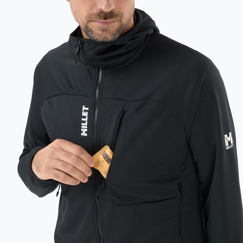Кофта трекінгова чоловіча Millet Lokka Hoodie III black 5