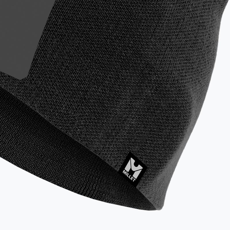 Шапка зимова Millet Logo Beanie noir/tarmac 3