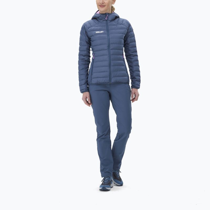 Жіноча утеплена куртка Millet Fitz Roy Warm Hoodie темний денім 2