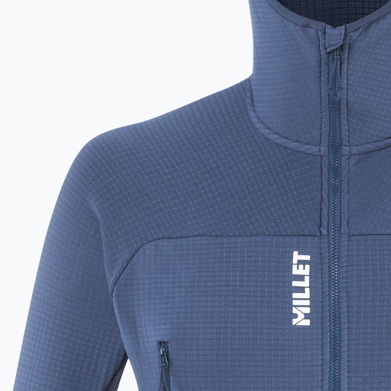 Кофта чоловіча Millet Fusion Grid Hoodie dark denim 6