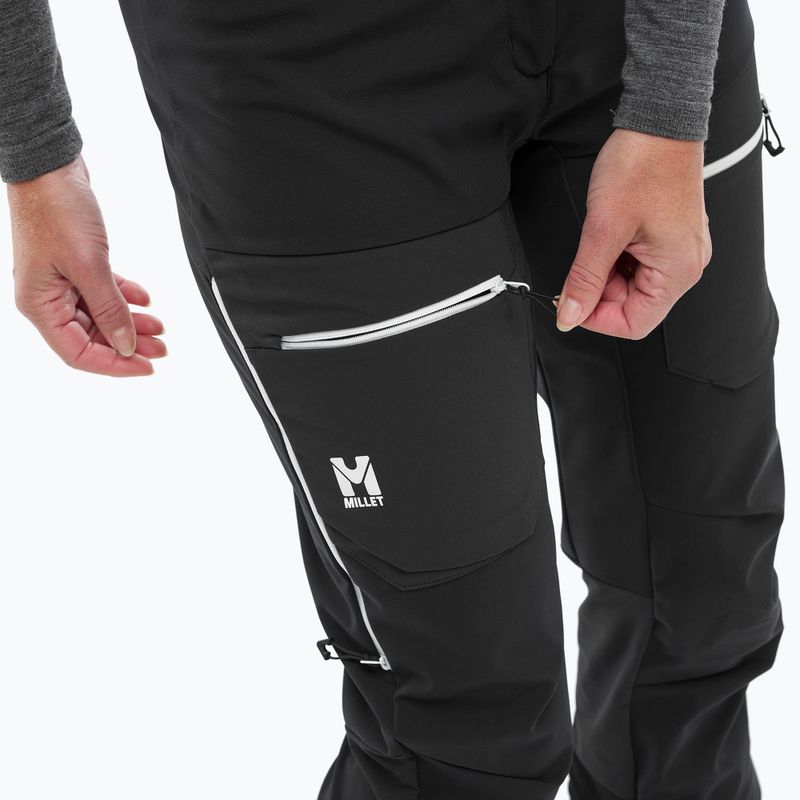 Штани для скітуру жіночі Millet M White Shield black 5