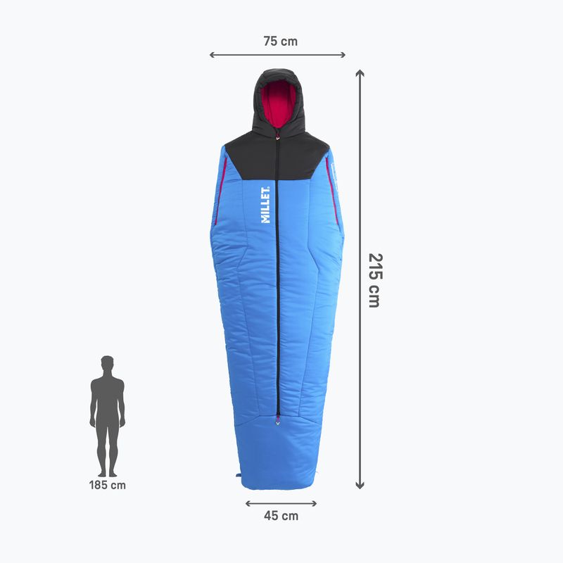 Спальний мішок Millet Bossons -10 Regular icon blue/black 4