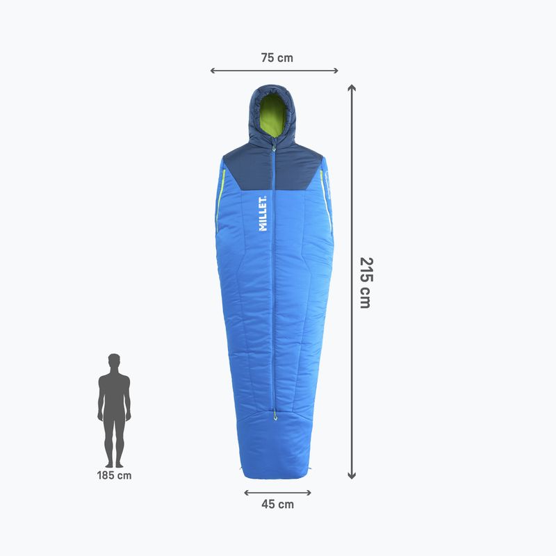 Спальний мішок Millet BoSSons -2° Regular icon blue 4
