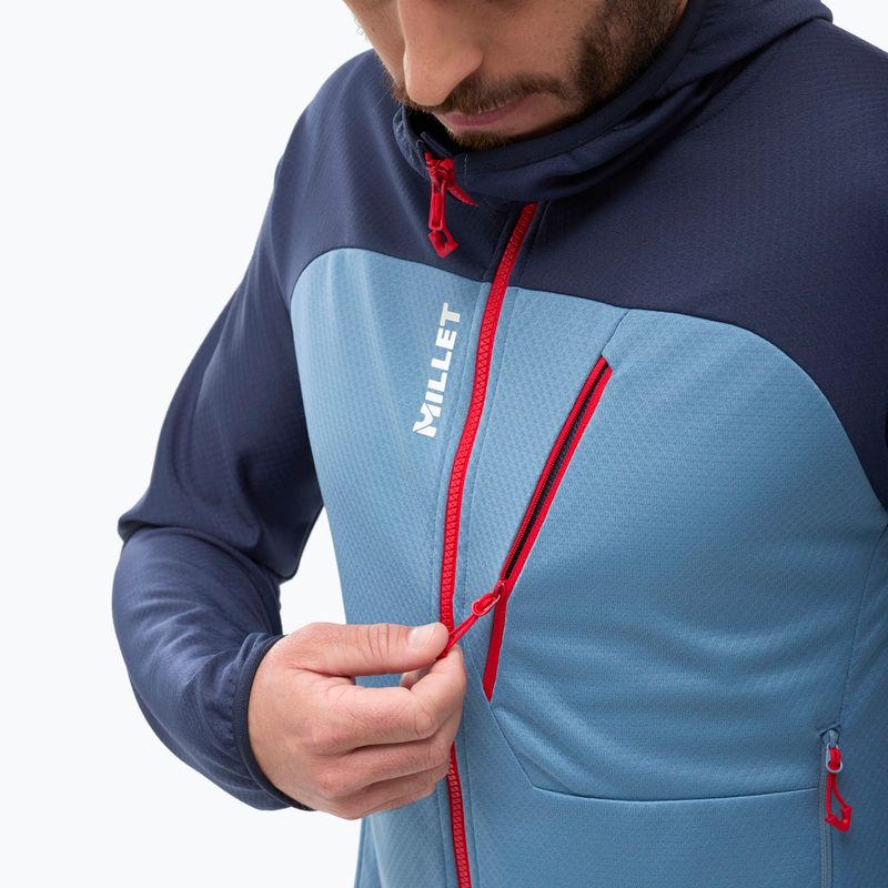 Кофта трекінгова чоловіча Millet Lokka Hoodie III coronet blue/saphir 6