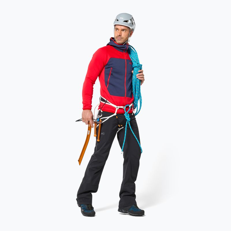 Кофта чоловіча Millet Fusion Grid Hoodie red 2