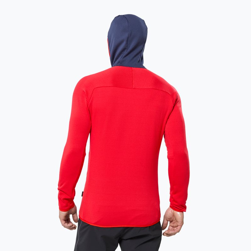 Кофта чоловіча Millet Fusion Grid Hoodie red 3