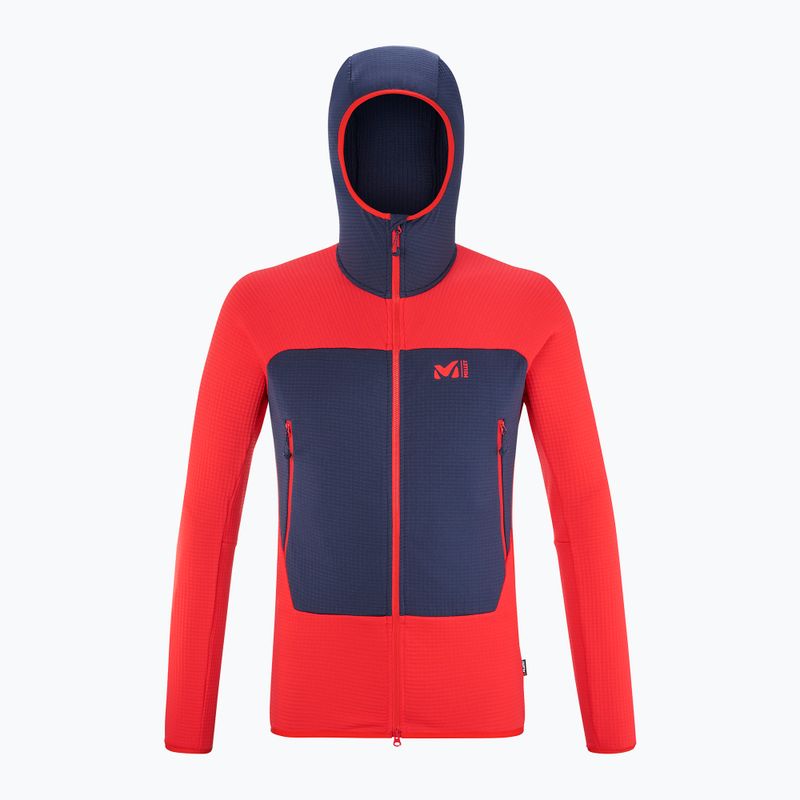 Кофта чоловіча Millet Fusion Grid Hoodie red 6