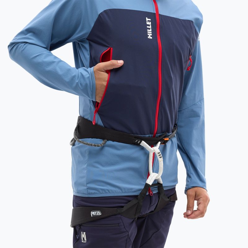 Куртка софтшел чоловіча Millet Fusion XCS Hoodie coronet blue/saphir 5