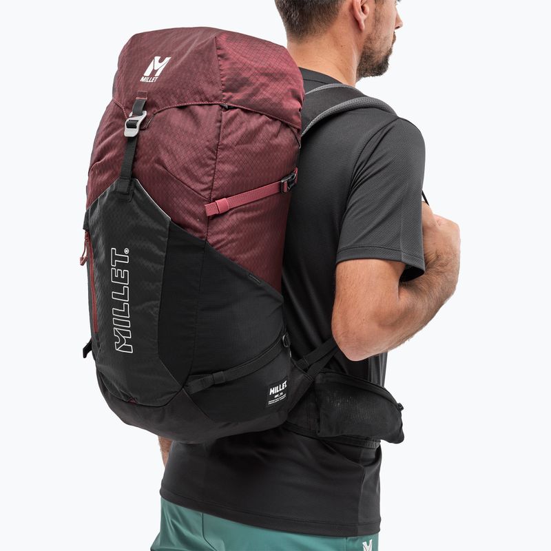 Рюкзак трекінговий Millet Ubic 25 л black/dark red 3