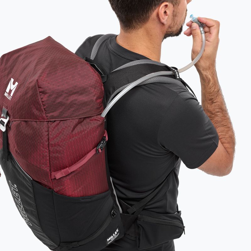 Рюкзак трекінговий Millet Ubic 25 л black/dark red 5