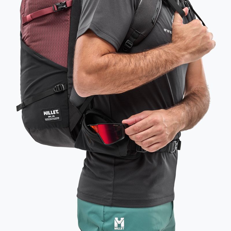 Рюкзак трекінговий Millet Ubic 25 л black/dark red 6
