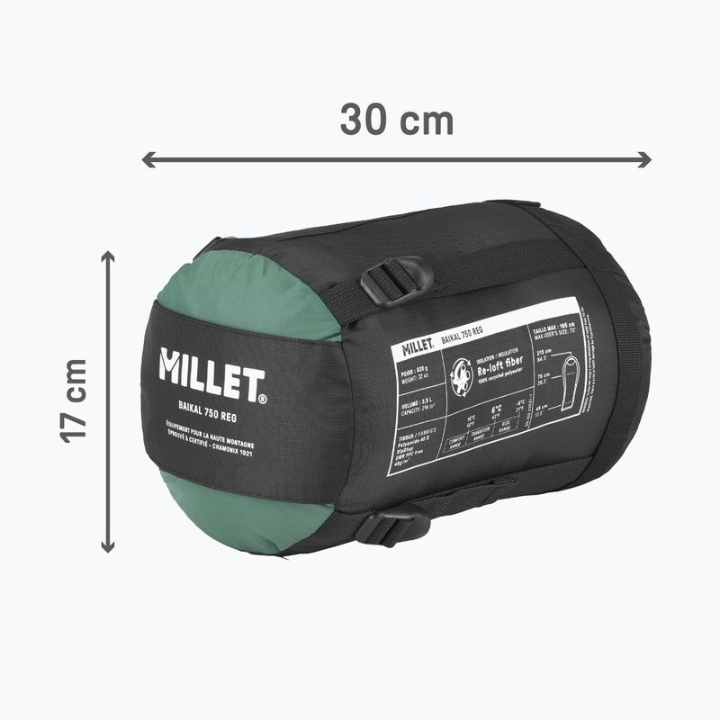 Спальний мішок Millet Baikal 750 Regular правий bottle 5
