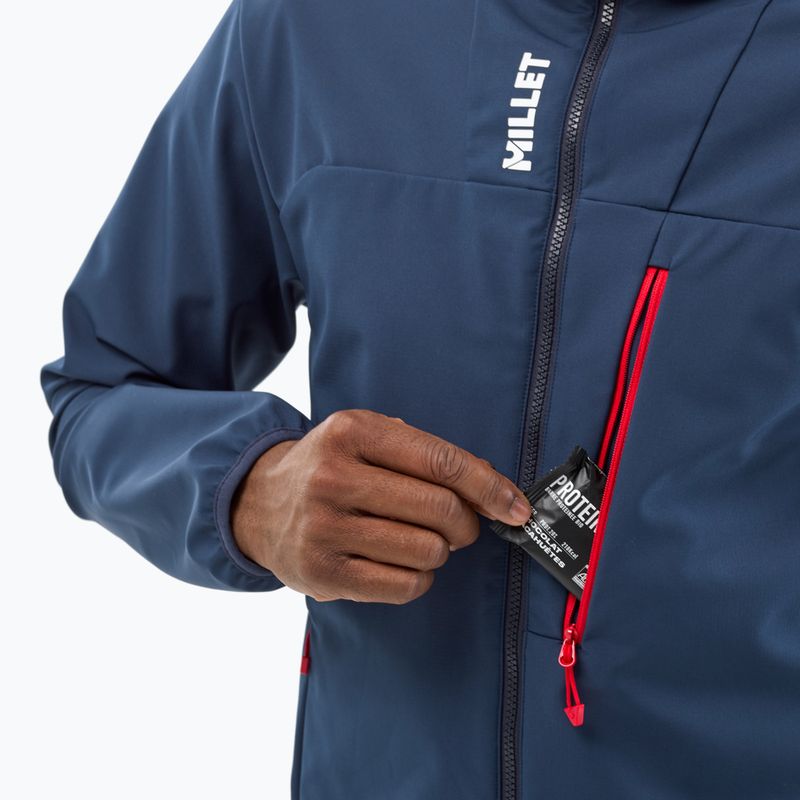 Куртка софтшелл чоловіча Millet Seneca Shield Hoodie saphir 8