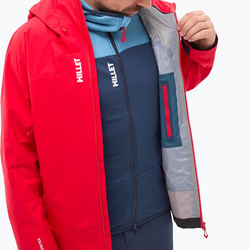 Куртка дощовик чоловіча Millet Kamet Gore-Tex red 10