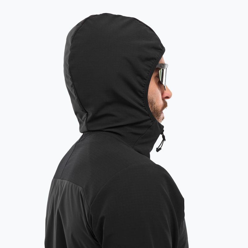 Куртка гібридна чоловіча Millet Seneca Hybrid Hoodie Softshell black 5