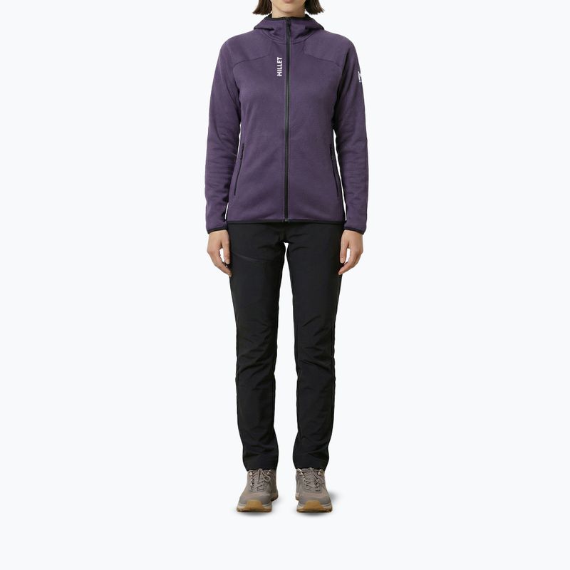 Кофта трекінгова жіноча Millet Lokka Hoodie III purple velvet 2