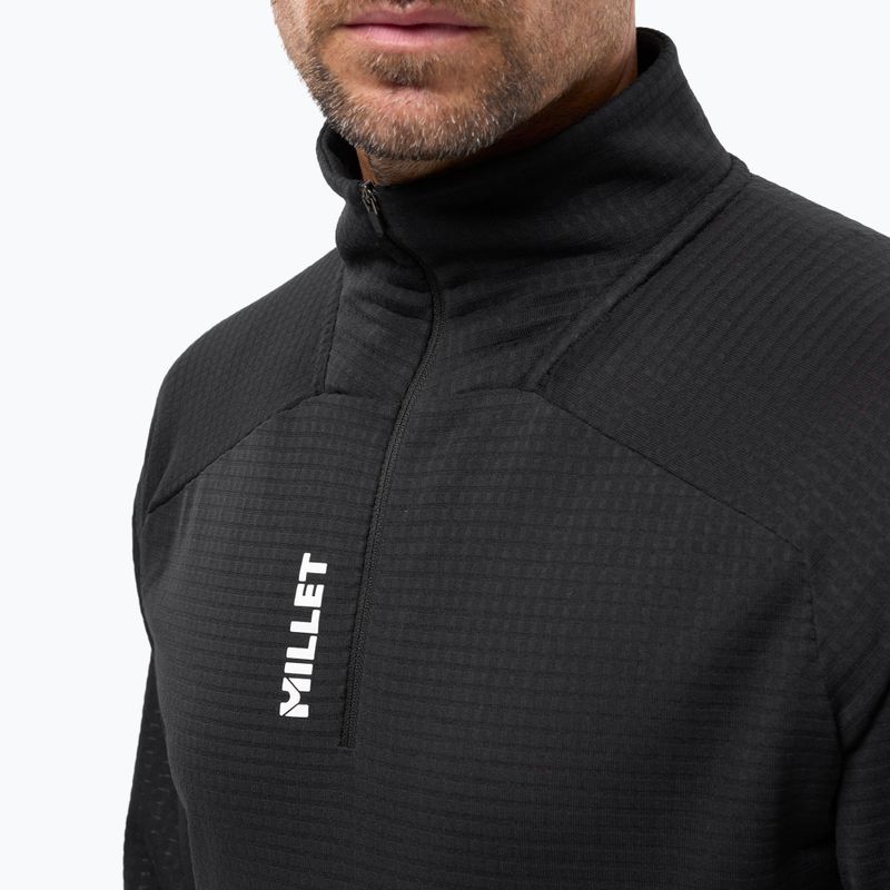 Кофта флісова чоловіча Millet Parmelan Light Fleece black 4