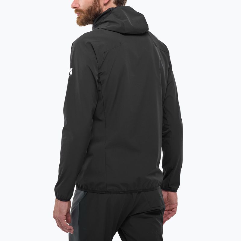 Куртка софтшелл чоловіча Millet Kamet Xcs Light Hoodie black 3