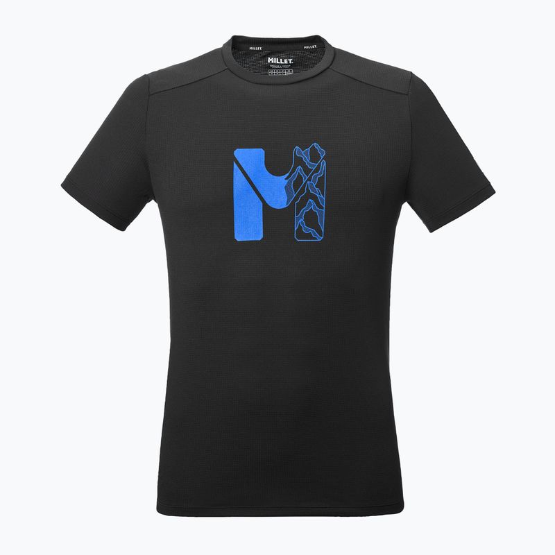 Футболка чоловіча Millet Kamet Map SS black 5