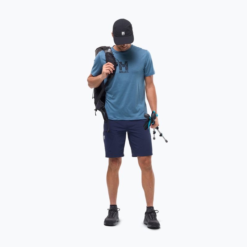 Футболка чоловіча Millet Ubic Wool SS coronet blue 2