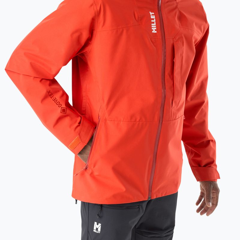 Куртка дощовик чоловіча Millet Kamet Gore-Tex Jacket Jacket paprika 5