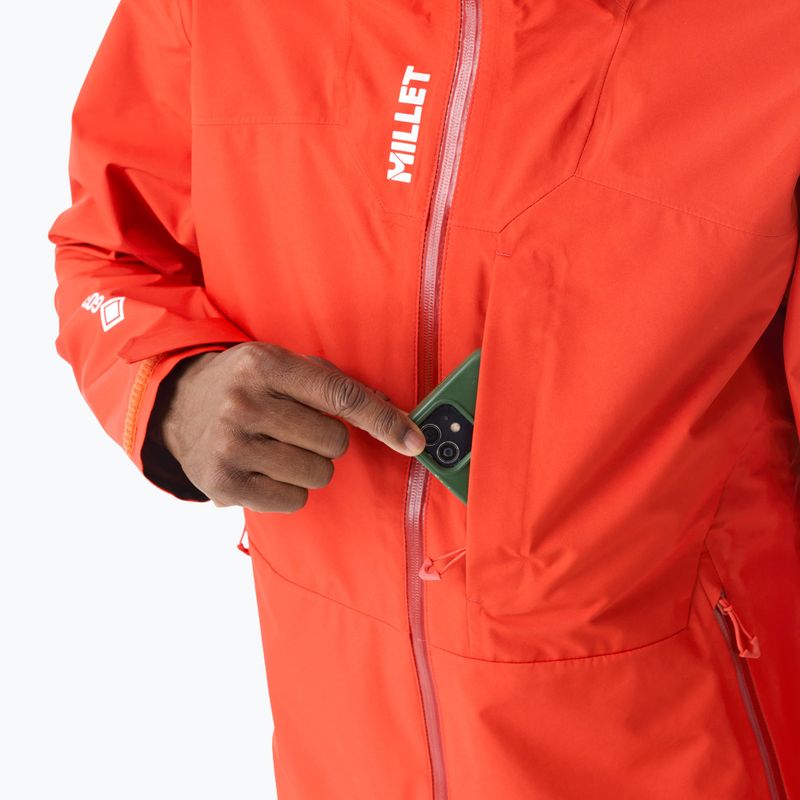 Куртка дощовик чоловіча Millet Kamet Gore-Tex Jacket Jacket paprika 6