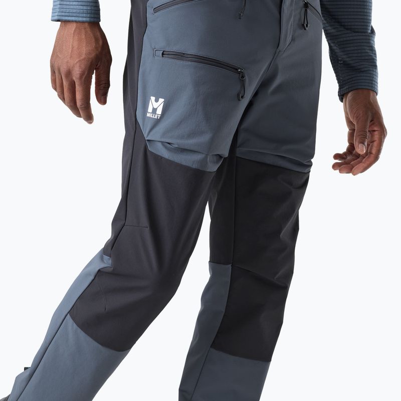 Штани трекінгові чоловічі Millet Seneca XCS200 shadow blue/black 4