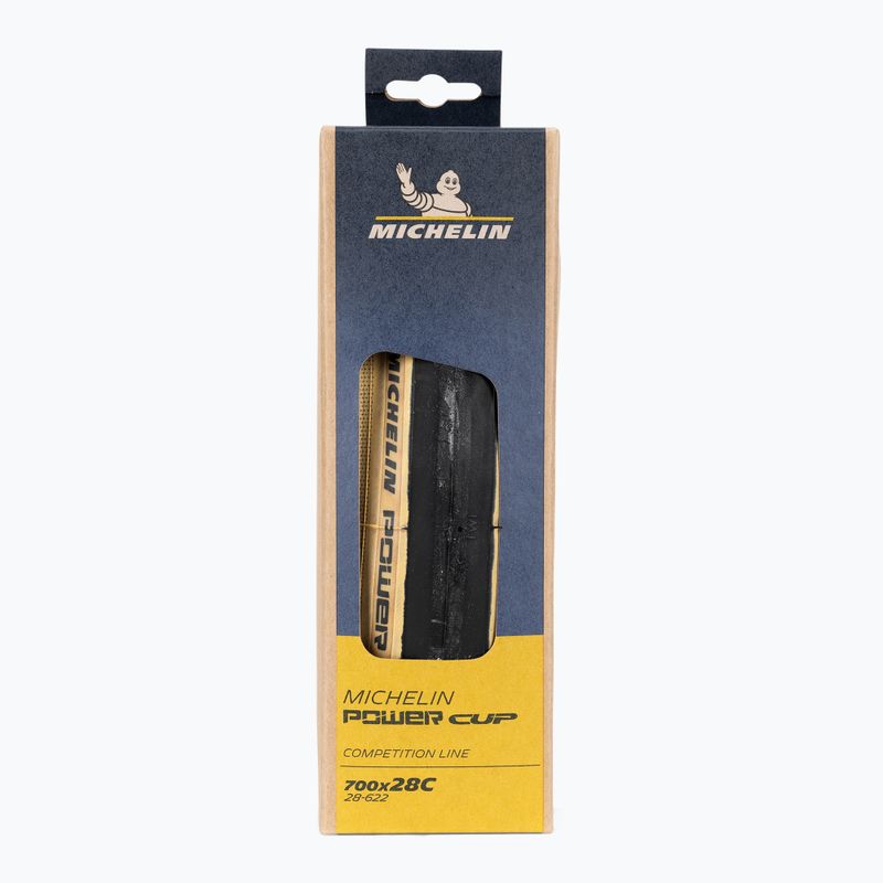 Шина велосипедна Michelin Power Cup Ts Kevlar Competition Line чорно-бежева 315812 2