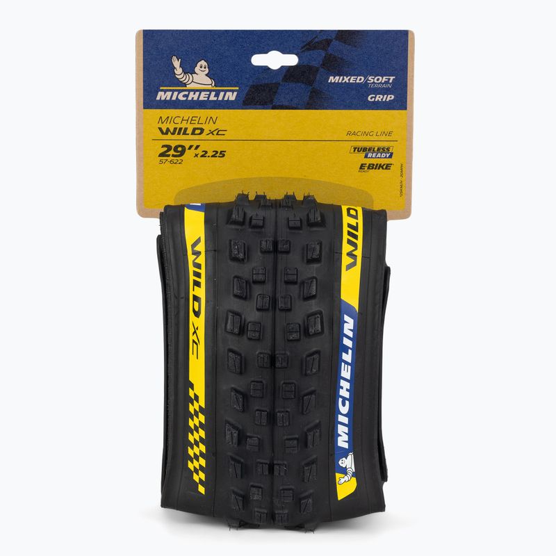 Шина велосипедна Michelin Wild Xc Ts Tlr Kevlar Racing Line чорна 986167 2