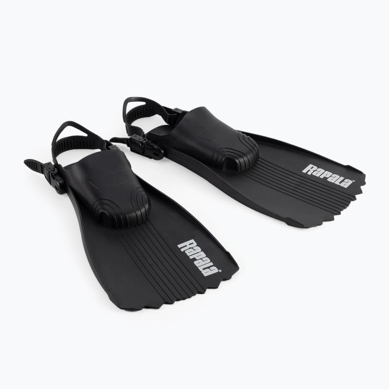 Ласти для belly boat Rapala Deluxe Fins чорні RA1500328