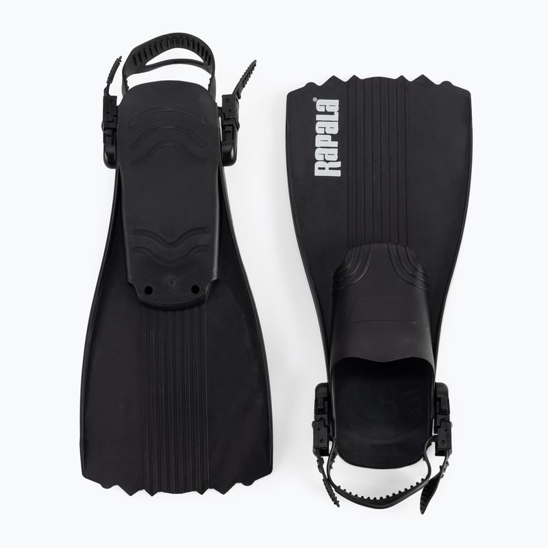Ласти для belly boat Rapala Deluxe Fins чорні RA1500328 2