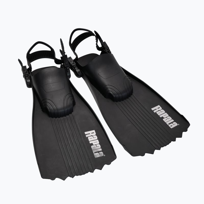 Ласти для belly boat Rapala Deluxe Fins чорні RA1500328 5