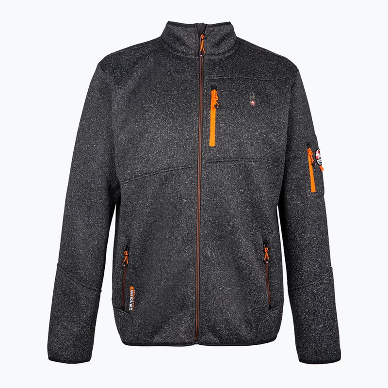 Чоловіча флісова кофта Aulp Navoy Melanged Knit black 3