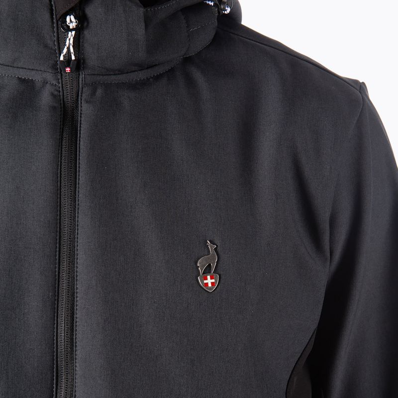 Чоловіча куртка softshell Aulp Tiago anthracite melange 9