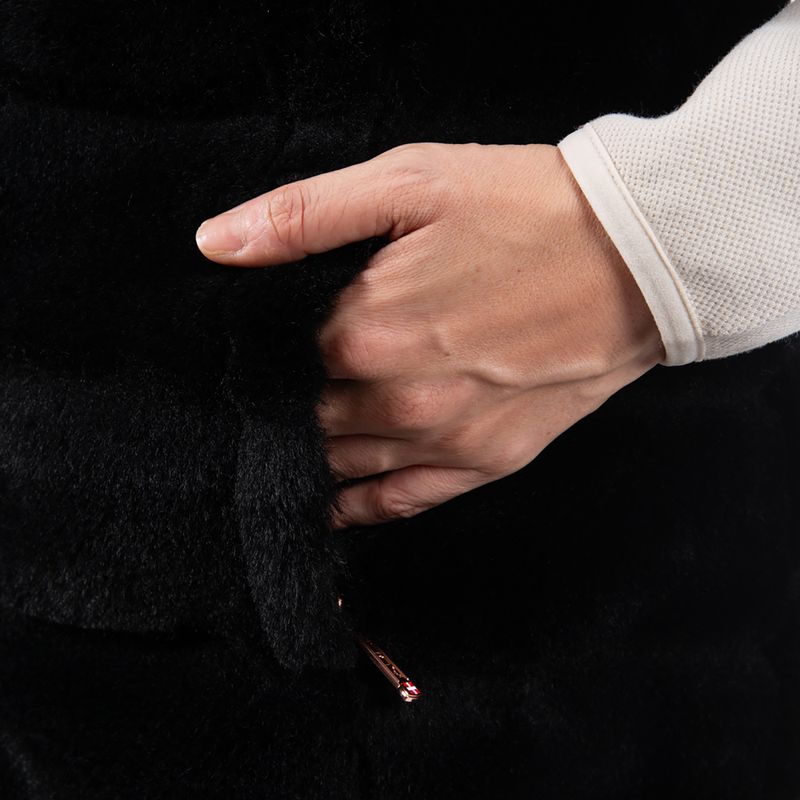 Жилет жіночий Aulp Carra Faux Fur black 4