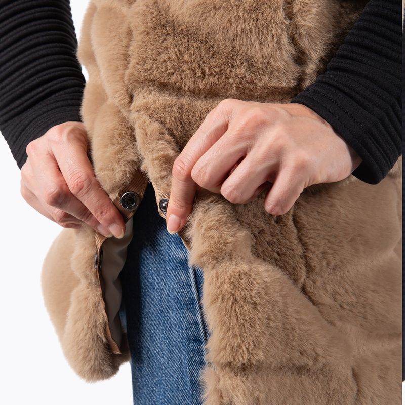 Жилет жіночий Aulp Carra Faux Fur taupe 6