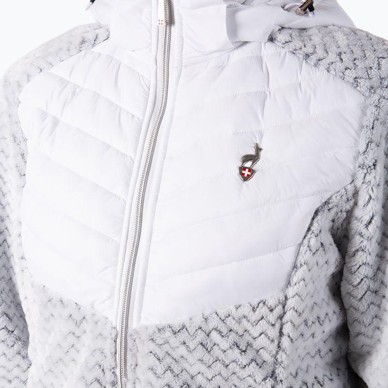 Жіноча гібридна куртка Aulp Clem Hooded Hybrid white 4