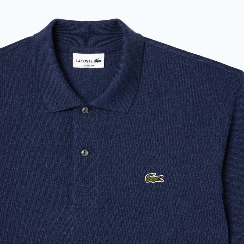 Футболка поло чоловіча Lacoste L1264 dark indigo blue 6