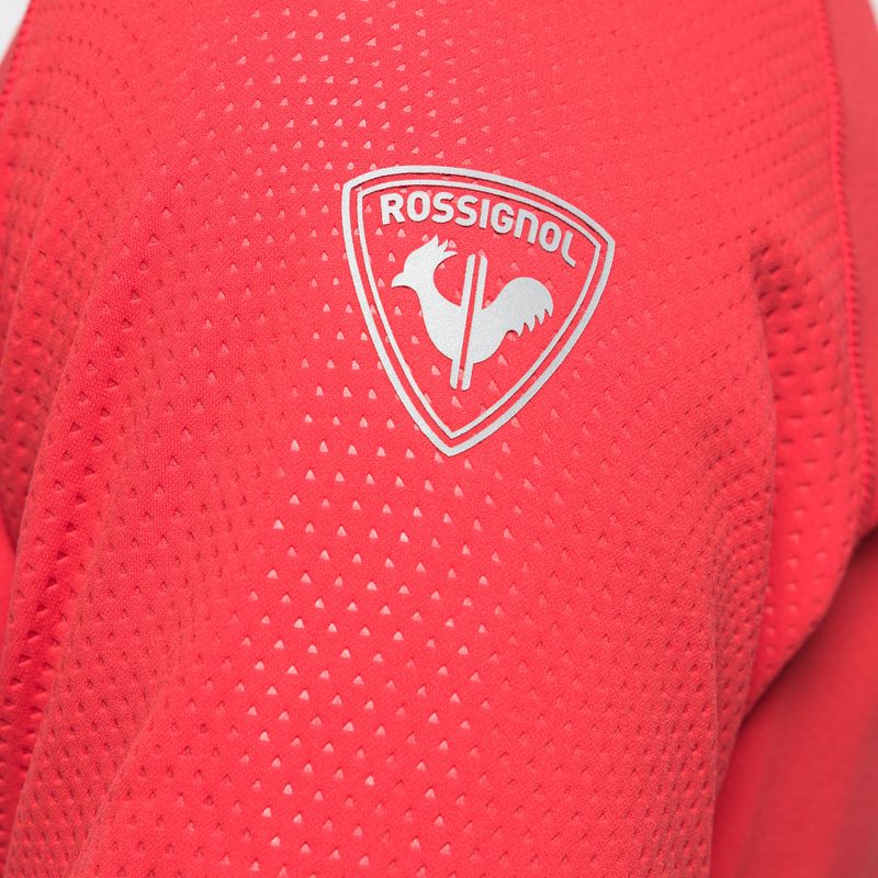 Кофта лижна чоловіча Rossignol Classique Clim red 5