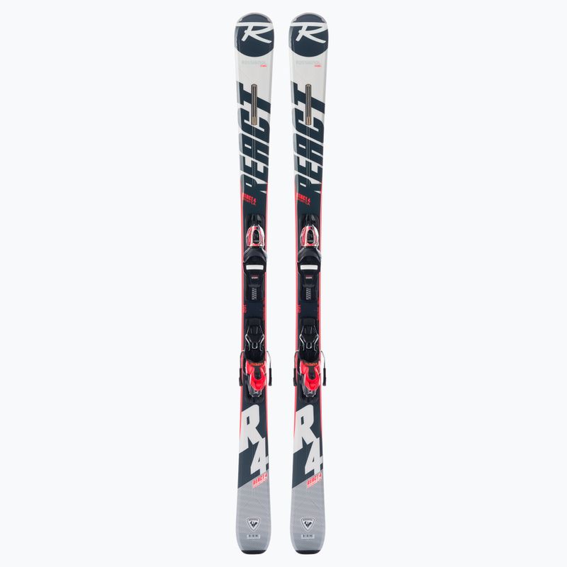 Лижі гірські Rossignol REACT 4 SPORT CA + XP11 сіро-чорні RRJ02LI