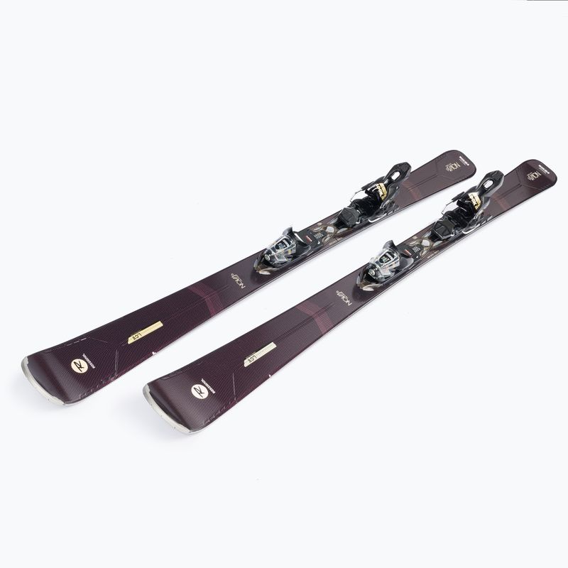 Лижі гірські жіночі Rossignol NOVA 6 + XP W 11 GW фіолетові RRJ03LJ 4