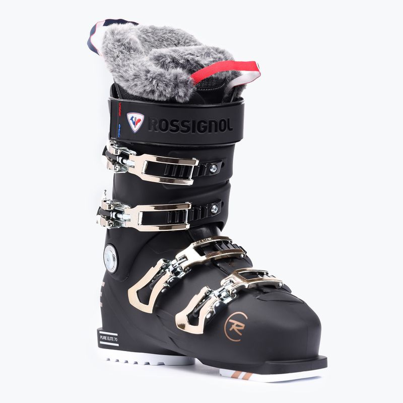Черевики лижні жіночі Rossignol PURE ELITE 70 чорні RBJ2240