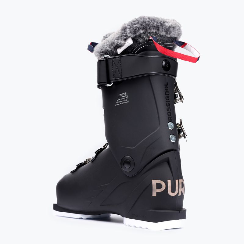 Черевики лижні жіночі Rossignol PURE ELITE 70 чорні RBJ2240 2