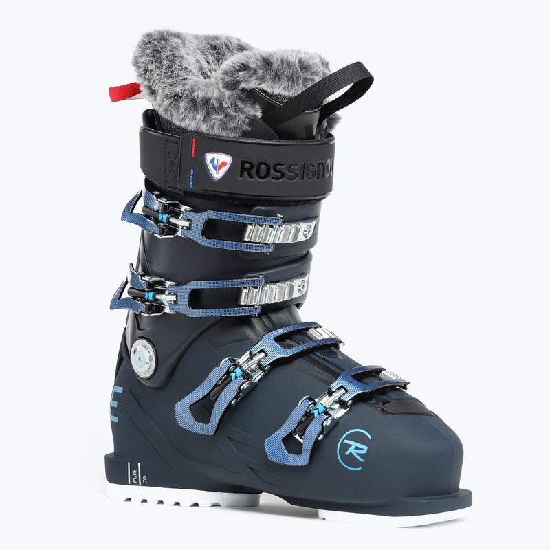 Черевики лижні жіночі Rossignol PURE 70 темно-сині RBJ2350