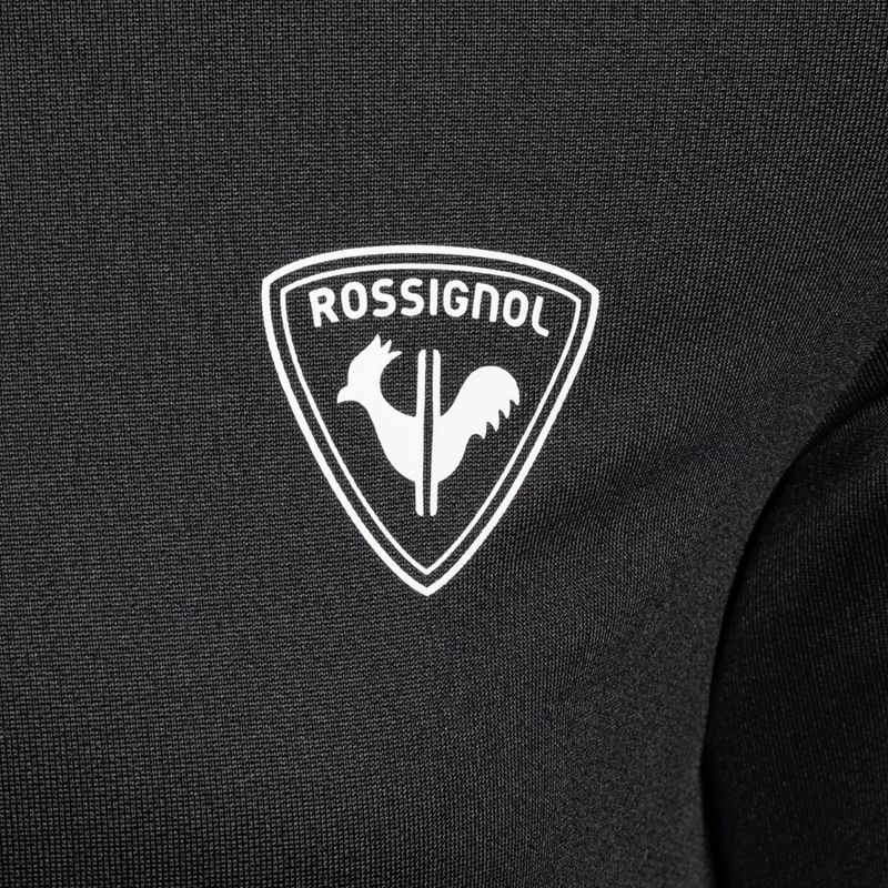 Кофта лижна дитяча Rossignol Boy 1/2 Zip Warm Stretch black 7