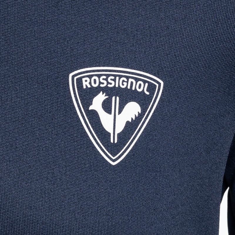 Кофта лижна дитяча Rossignol Boy 1/2 Zip Warm Stretch dark navy 8