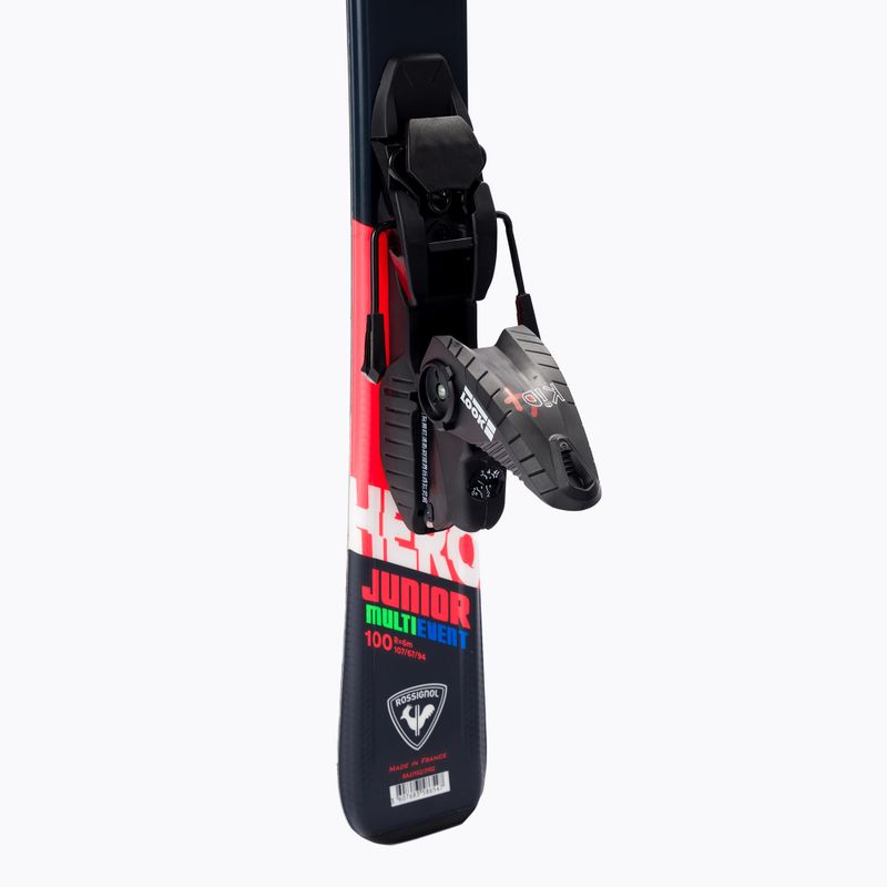 Лижі гірські дитячі Rossignol HERO JR + KID 4 чорно-червоні RRKJY01 6